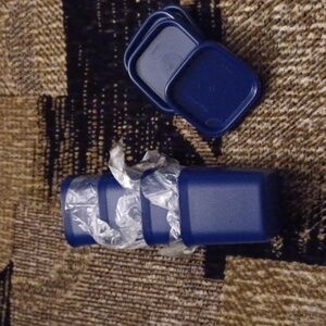 4/$40 New Tupperware 2 oz. Mini Cups - Set Of 4 With Lids